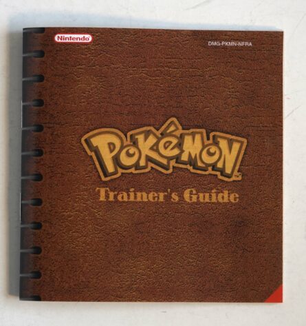 Pokémon Rouge / Bleu - Manuel