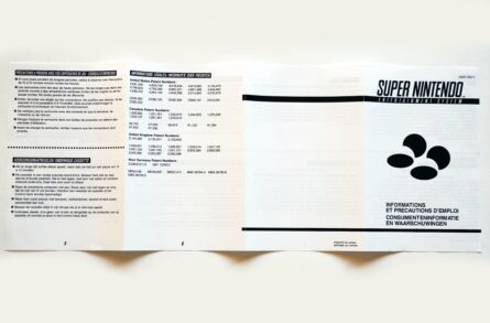 Livret d'instructions Super Nintendo SNES (x5) – Image 5
