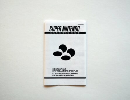 Livret d'instructions Super Nintendo SNES (x5) – Image 3